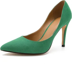 fereshte Women's Men's Slip On Stilettos High Heels Dress Pumps Shoes