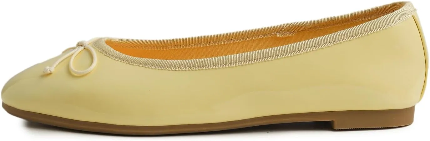 FEVERSOLE Women's Bling Soft Cushioned Comfort Flats Sparkle Party Ballets