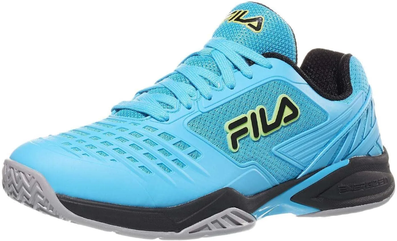 Fila Axilus 2 Energized Mens Tennis Shoe Hawaiian Ocean/Silver Sconce/Black (US Footwear Size System, Adult, Men, Numeric, Medium, 14)