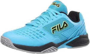 Fila Axilus 2 Energized Mens Tennis Shoe Hawaiian Ocean/Silver Sconce/Black (US Footwear Size System, Adult, Men, Numeric, Medium, 14)