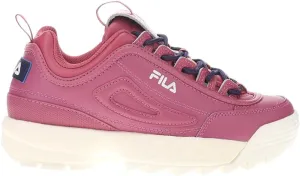 Fila Women's Disruptor II Premium Shoes, Heather Rose/Malaga/Gardenia, 6.5 M