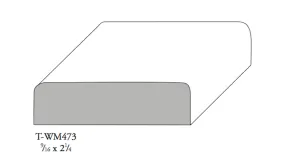 Flexible 2-1/4" Flat Stock Casing