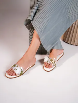Floral Strap Detail Flats
