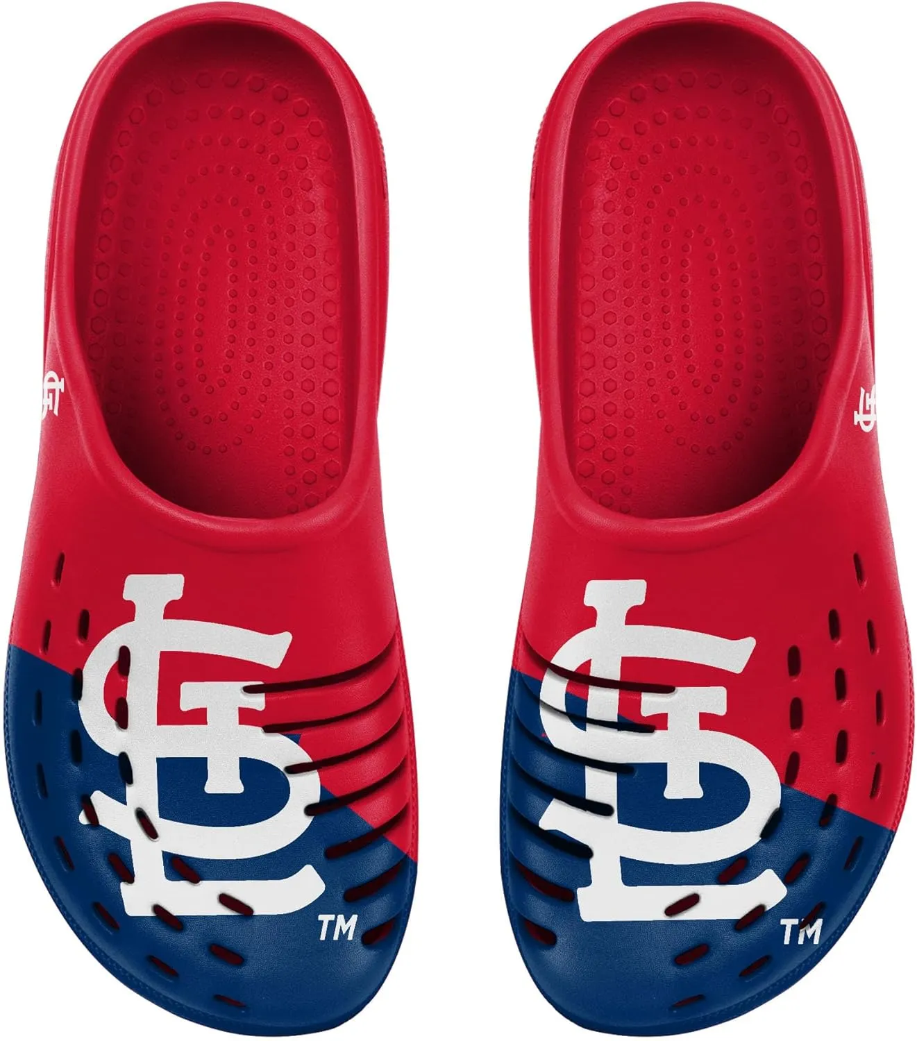 FOCO Men's MLB Colorblock Big Logo Clog
