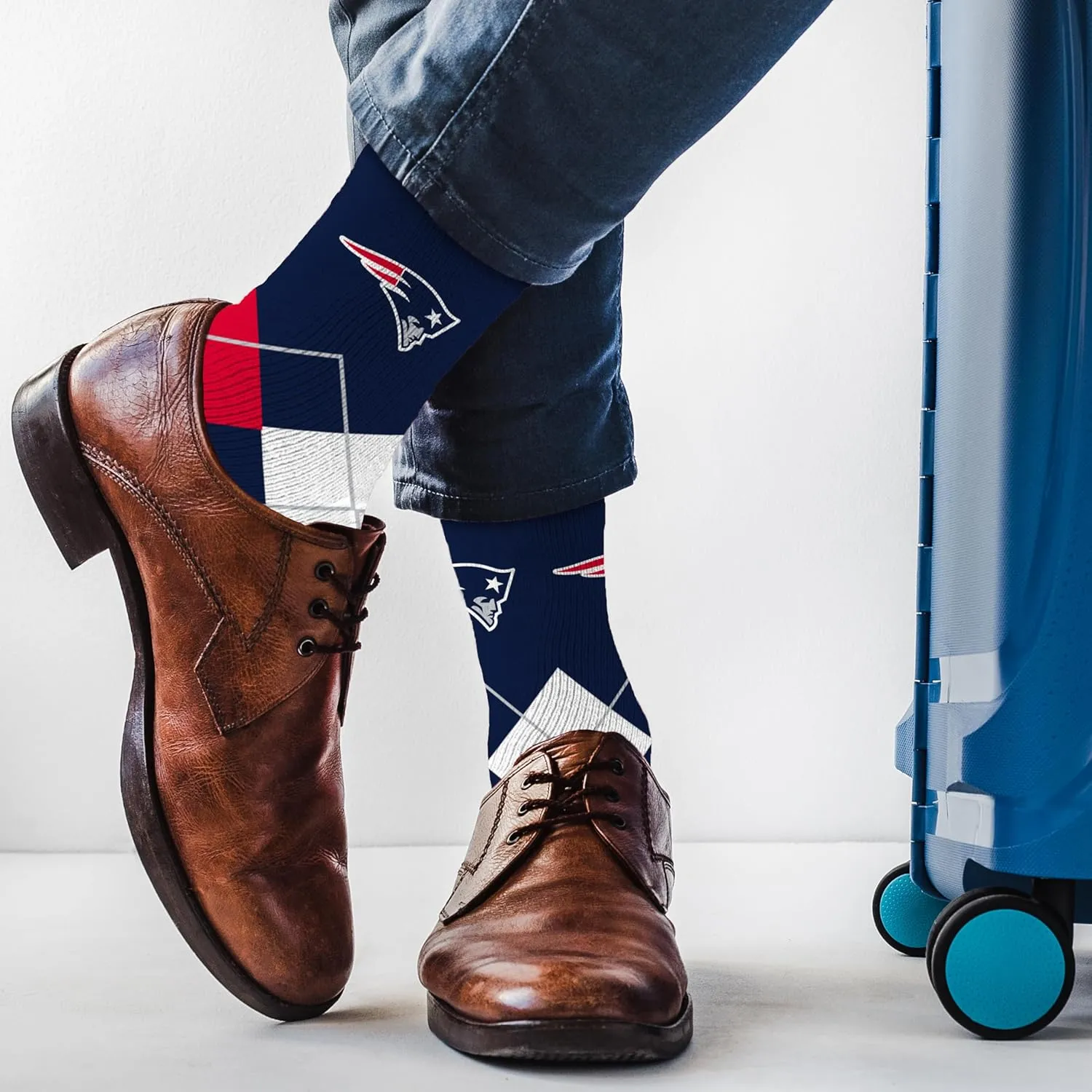 For Bare Feet Argyle Remix Dress Sock