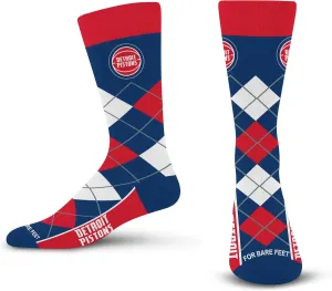 For Bare Feet Men's NBA Argyle Remix Dress Sock