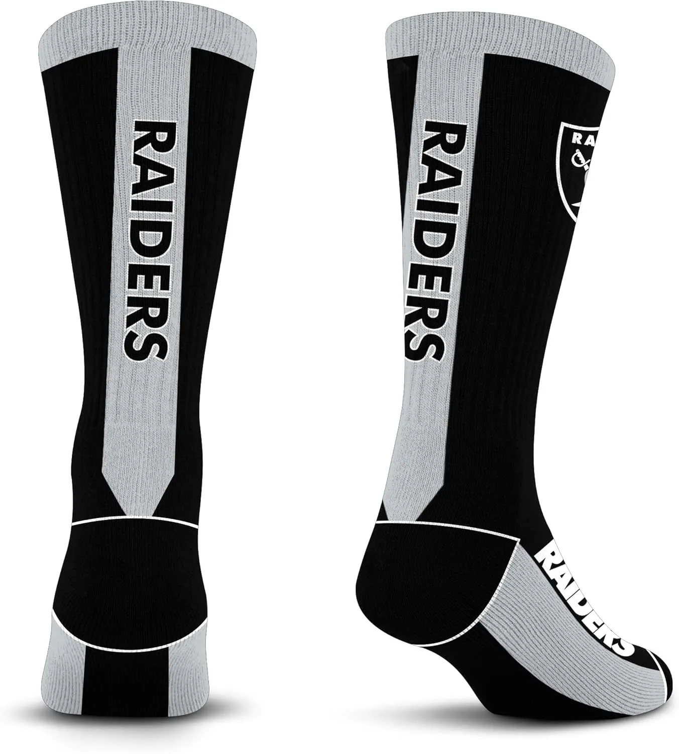 For Bare Feet MVP Crew Sock NFL Large