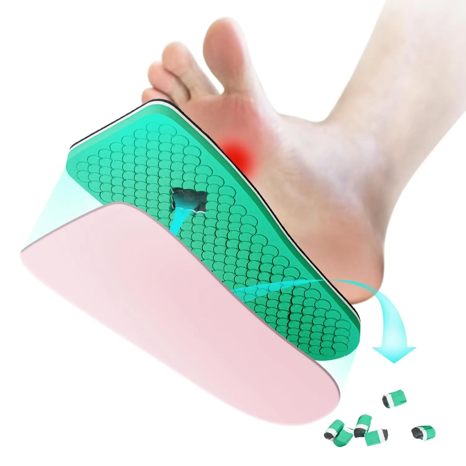Forefoot Offloading Post Op Shoe-Wedge Post Op Shoe Ortho Wedge Healing Shoes - Offloading Shoes with Peg Assist Insole for Broken Toe, Bunion, Hammer toe, Diabetic Foot Ulcer, L