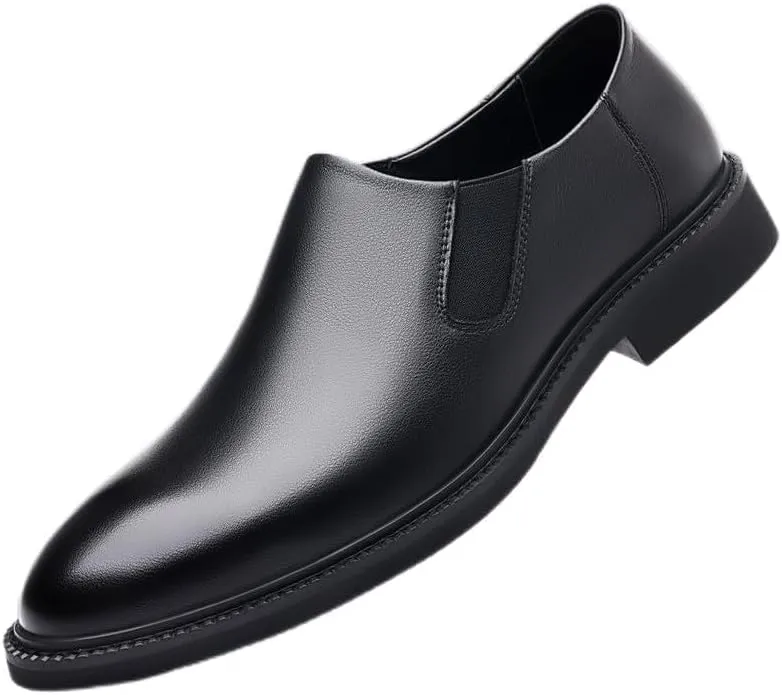Formal Oxford Shoes for Men Slip On Slip Resistant Low Top Non Slip Walking