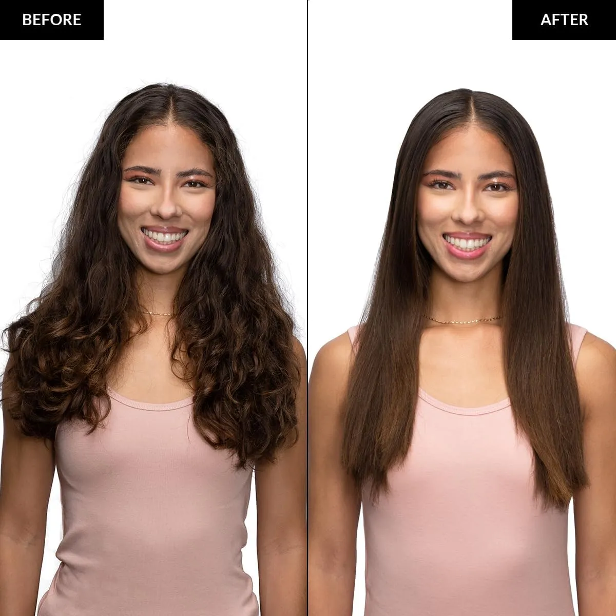 FoxyBae Flat Iron Hair Straightener - TRÉS Sleek 1.75" Wide Plate Titanium Flat-Iron - Dual Voltage Portable Professional Hair Straightener - Hot Tools - Locks Moisture & Shine [Black Rose-Gold]