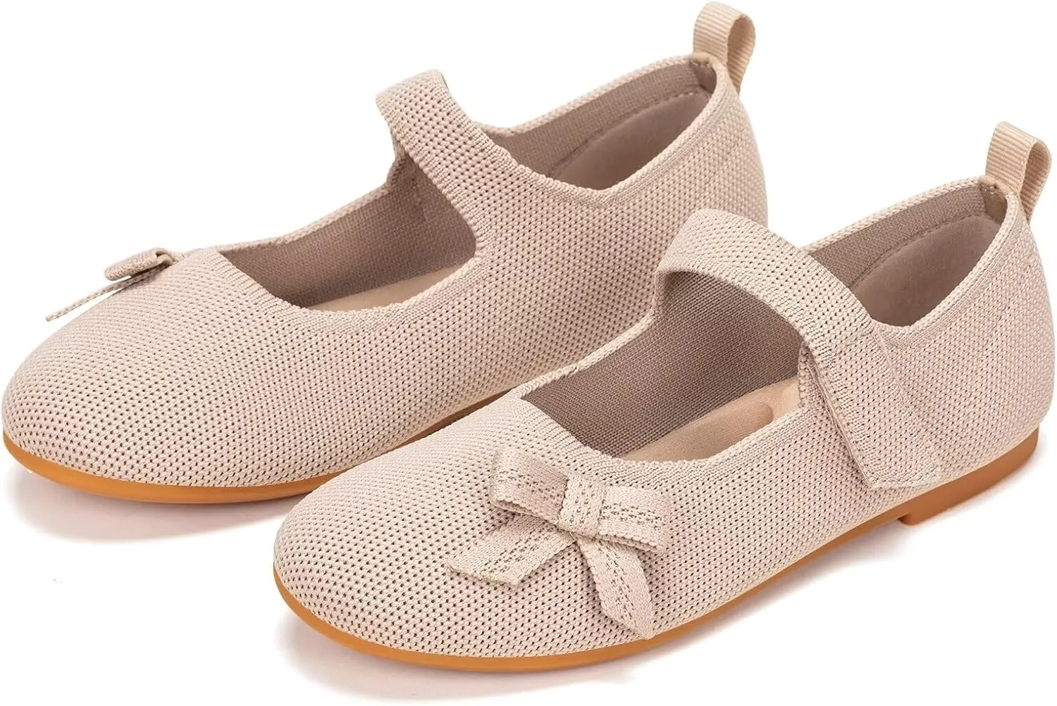 Frank Mully Girls Dress Shoes Mary Janes Girl Flats Slip on Ballet Flat Party School Shoes with Bow Toddler/Little Kid/Big Kid