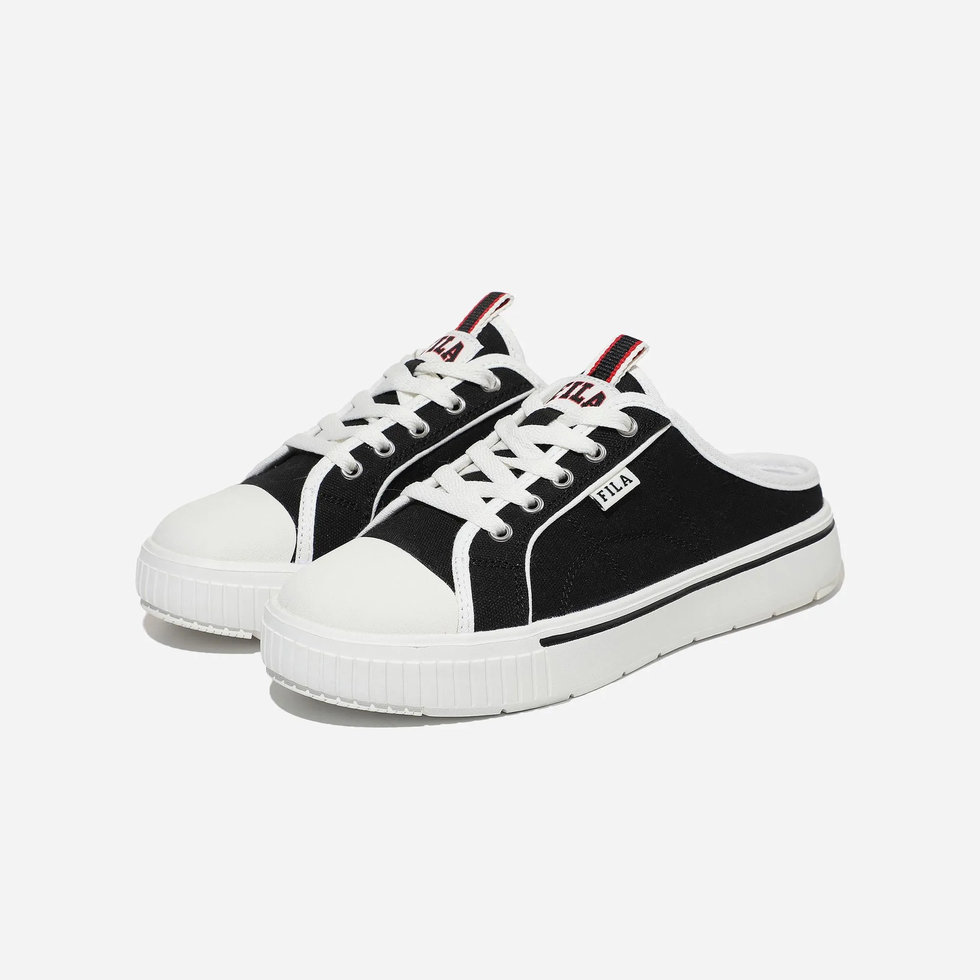 Giày Thời Trang Unisex Fila Court Lite Mule - Đen