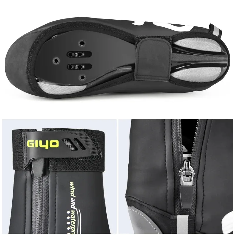 GIYO Waterproof Winter Cycling Shoe Covers for MTB and Road Racing