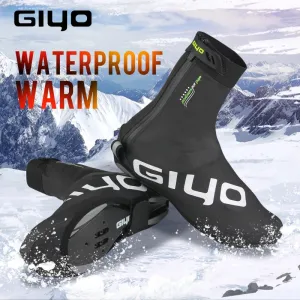 GIYO Waterproof Winter Cycling Shoe Covers for MTB and Road Racing