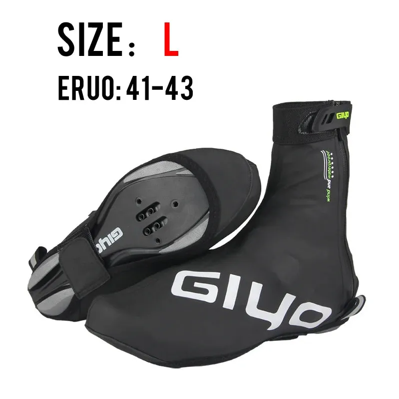 GIYO Waterproof Winter Cycling Shoe Covers for MTB and Road Racing