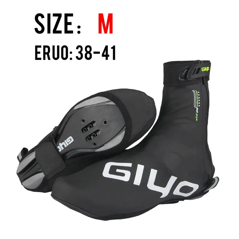 GIYO Waterproof Winter Cycling Shoe Covers for MTB and Road Racing