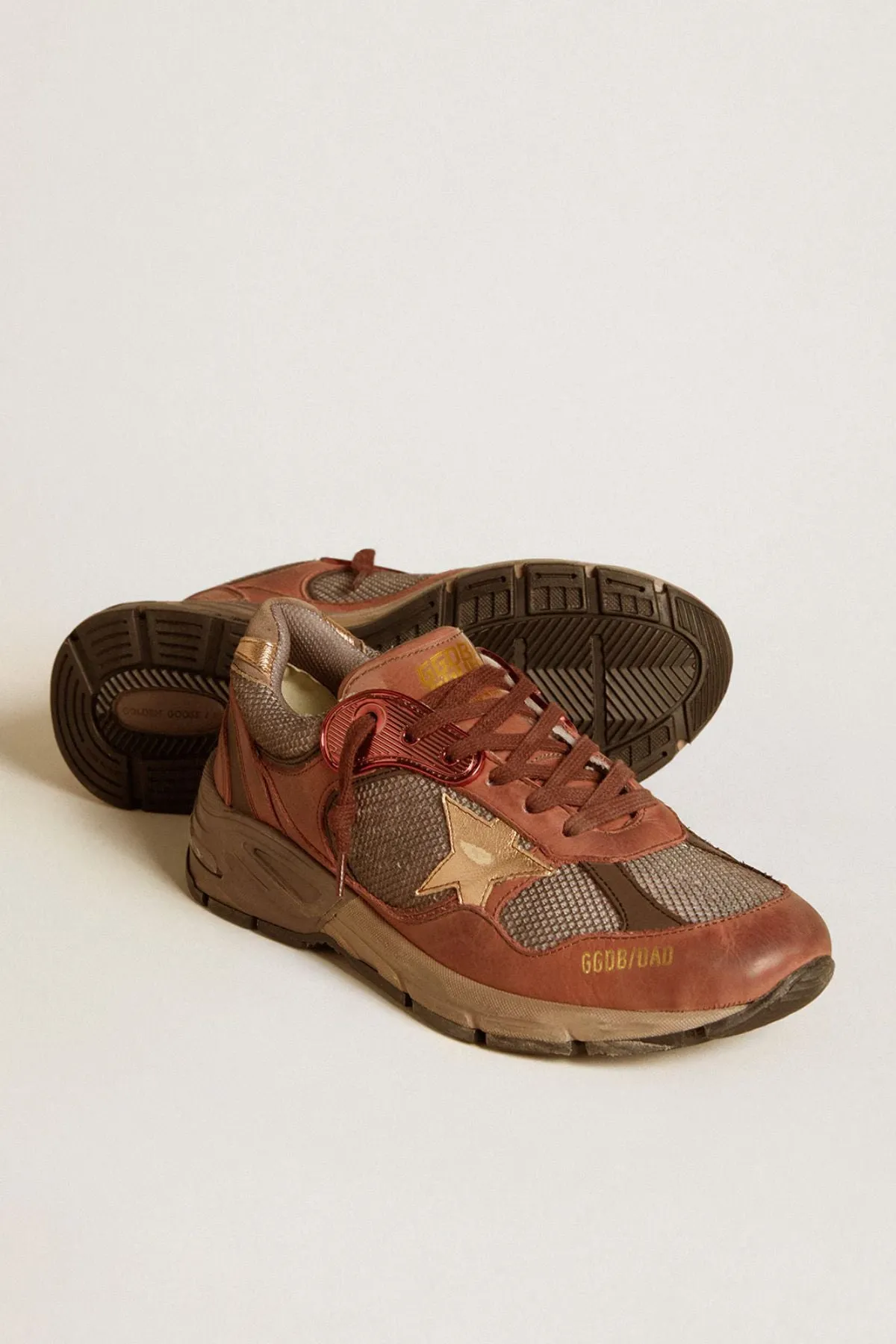 Golden Goose Running Dad - Brown/ Grey/ Rame