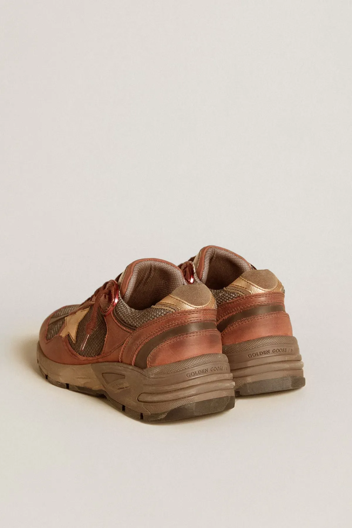 Golden Goose Running Dad - Brown/ Grey/ Rame