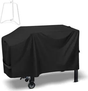Griddle Cover for Blackstone 28" Griddle, Flat Top Heavy Duty Waterproof BBQ Grill Cover with Support Rack, Compatible with Blackstone, Nexgrill with Single Shelf Without Hood