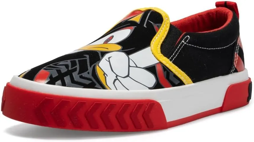 Ground Up Sega Sonic and Shadow Slip On Shoes for Boys