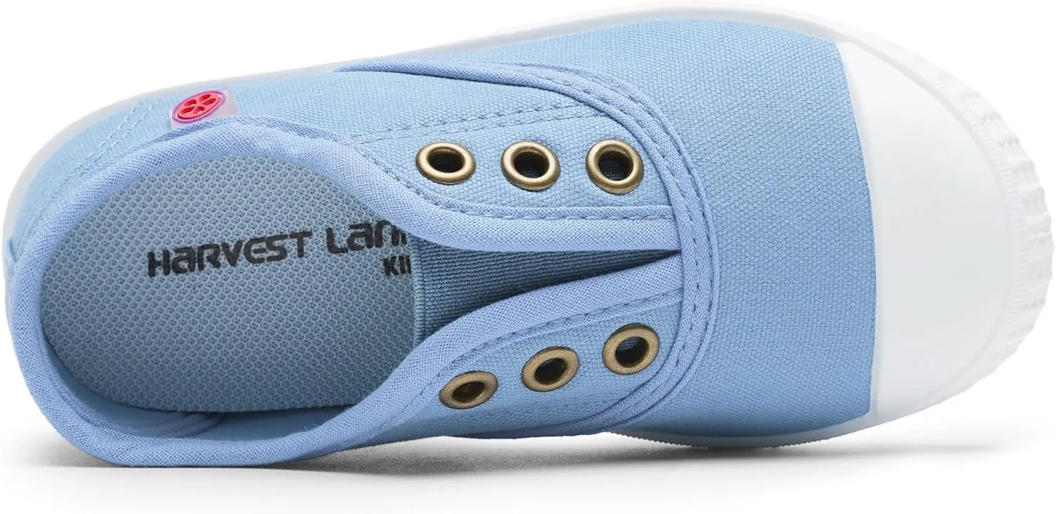 Harvest Land Kid Slip On Sneakers Toddler Comfortable Canvas Shoes for Boys Girls Light Tennis Shoes Children Fashion Shoes