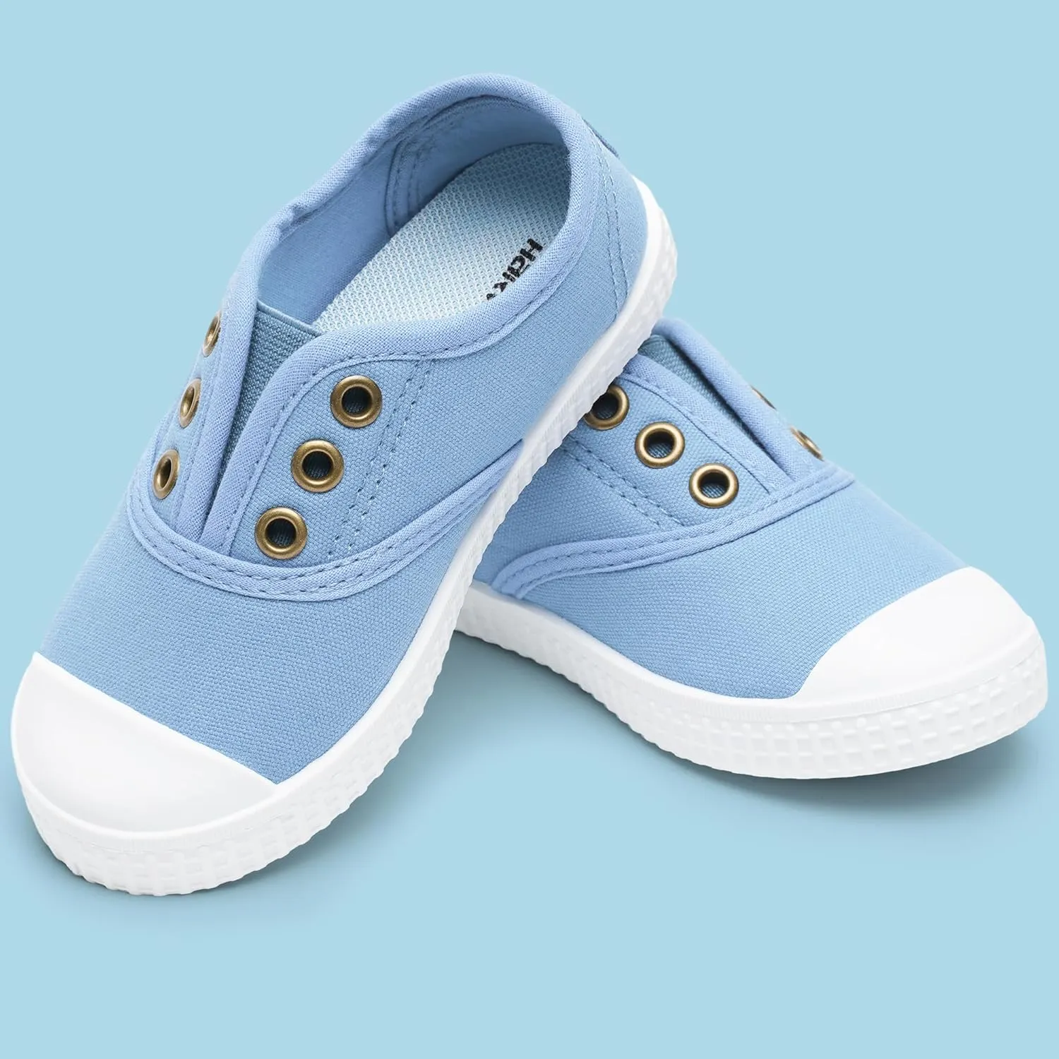 Harvest Land Kid Slip On Sneakers Toddler Comfortable Canvas Shoes for Boys Girls Light Tennis Shoes Children Fashion Shoes
