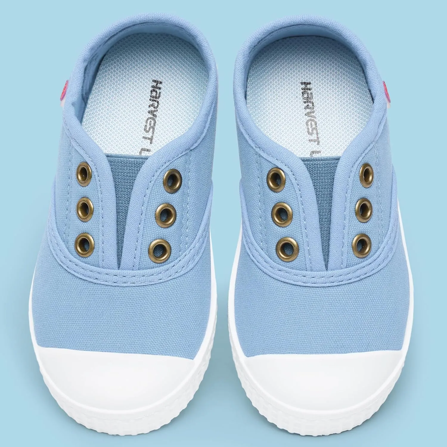 Harvest Land Kid Slip On Sneakers Toddler Comfortable Canvas Shoes for Boys Girls Light Tennis Shoes Children Fashion Shoes