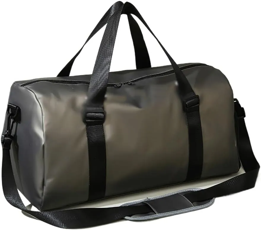 HBJWOV Unisex Fitness Gym Bag Travel Duffel Bags with Shoe Compartment Dry and Wet Separation