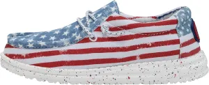 Hey Dude Boys' Wally Patriotic Slip-On Casual Shoe