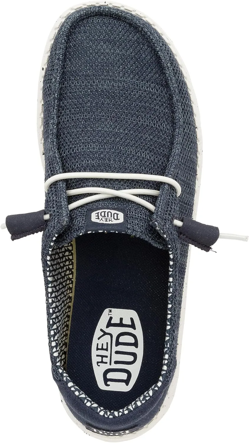 HEYDUDE Wendy Stretch Sox, Women’s Shoes, Women’s Slip-on Loafers, Comfortable & Light-Weight