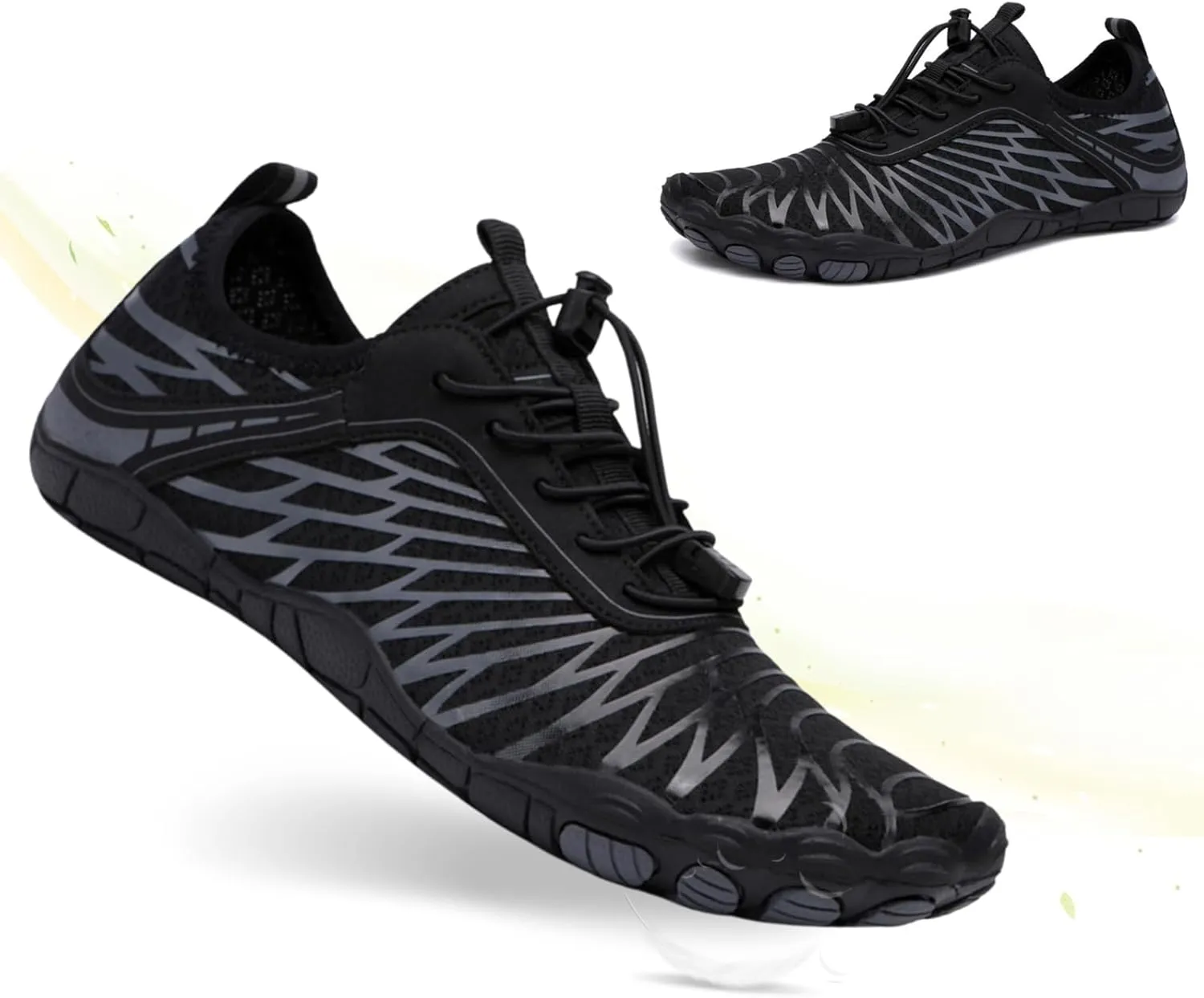 HiGropcore Barefoot Trail Running Shoes | Womens Mens Wide Toe Box Zero Drop Minimalist Slip on Shoes | Hike Barefoot Outdoor Shoes