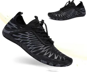 HiGropcore Barefoot Trail Running Shoes | Womens Mens Wide Toe Box Zero Drop Minimalist Slip on Shoes | Hike Barefoot Outdoor Shoes