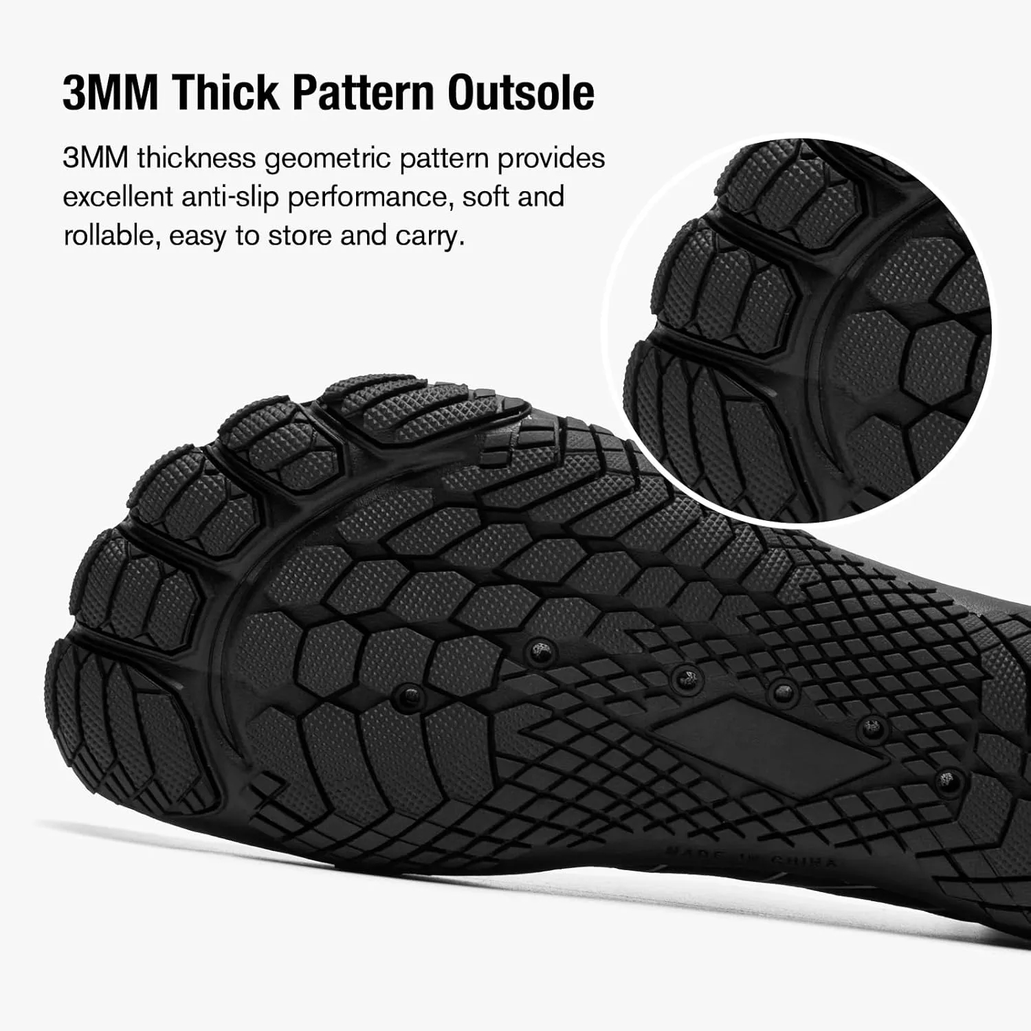 hiitave Womens Water Shoes Quick Dry Barefoot for Swim Diving Surf Aqua Sports Pool Beach Walking Yoga