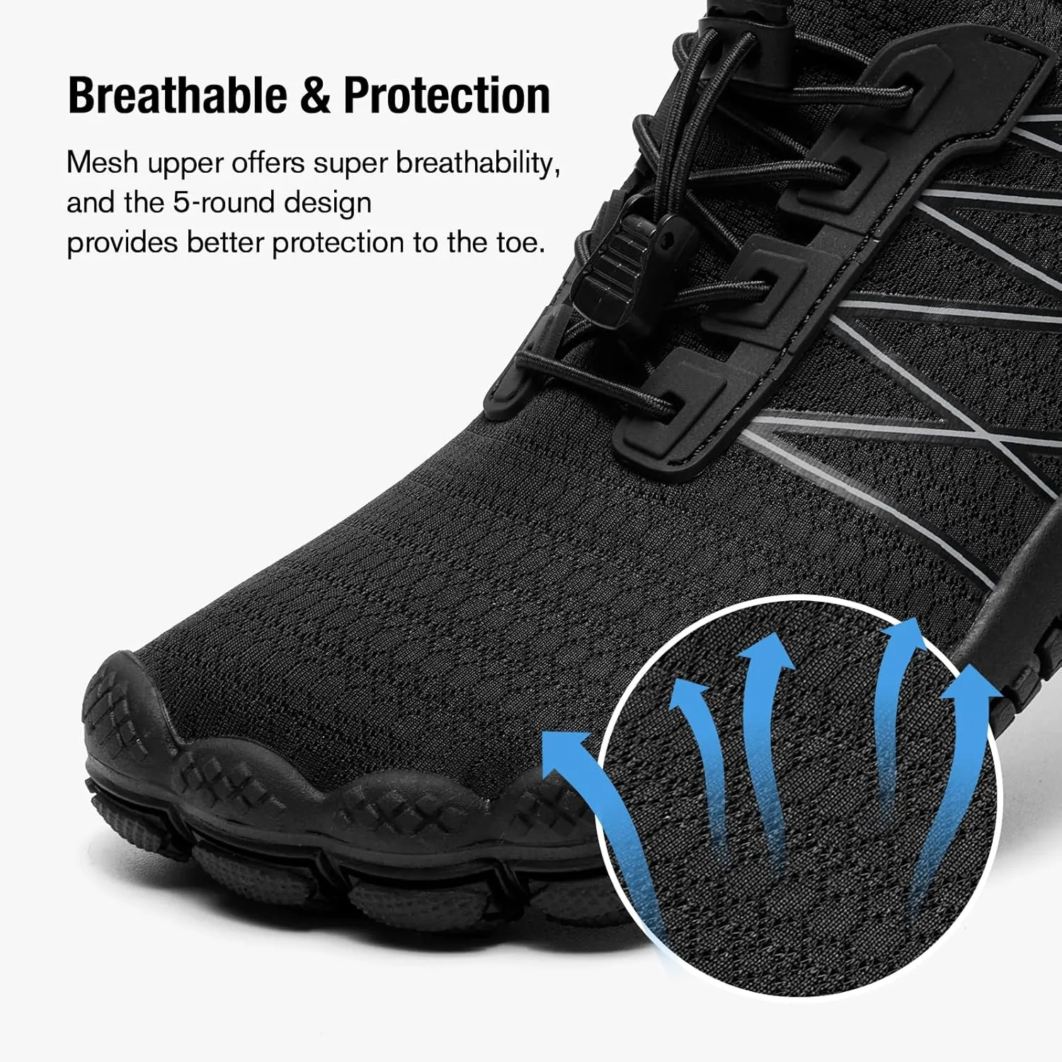hiitave Womens Water Shoes Quick Dry Barefoot for Swim Diving Surf Aqua Sports Pool Beach Walking Yoga
