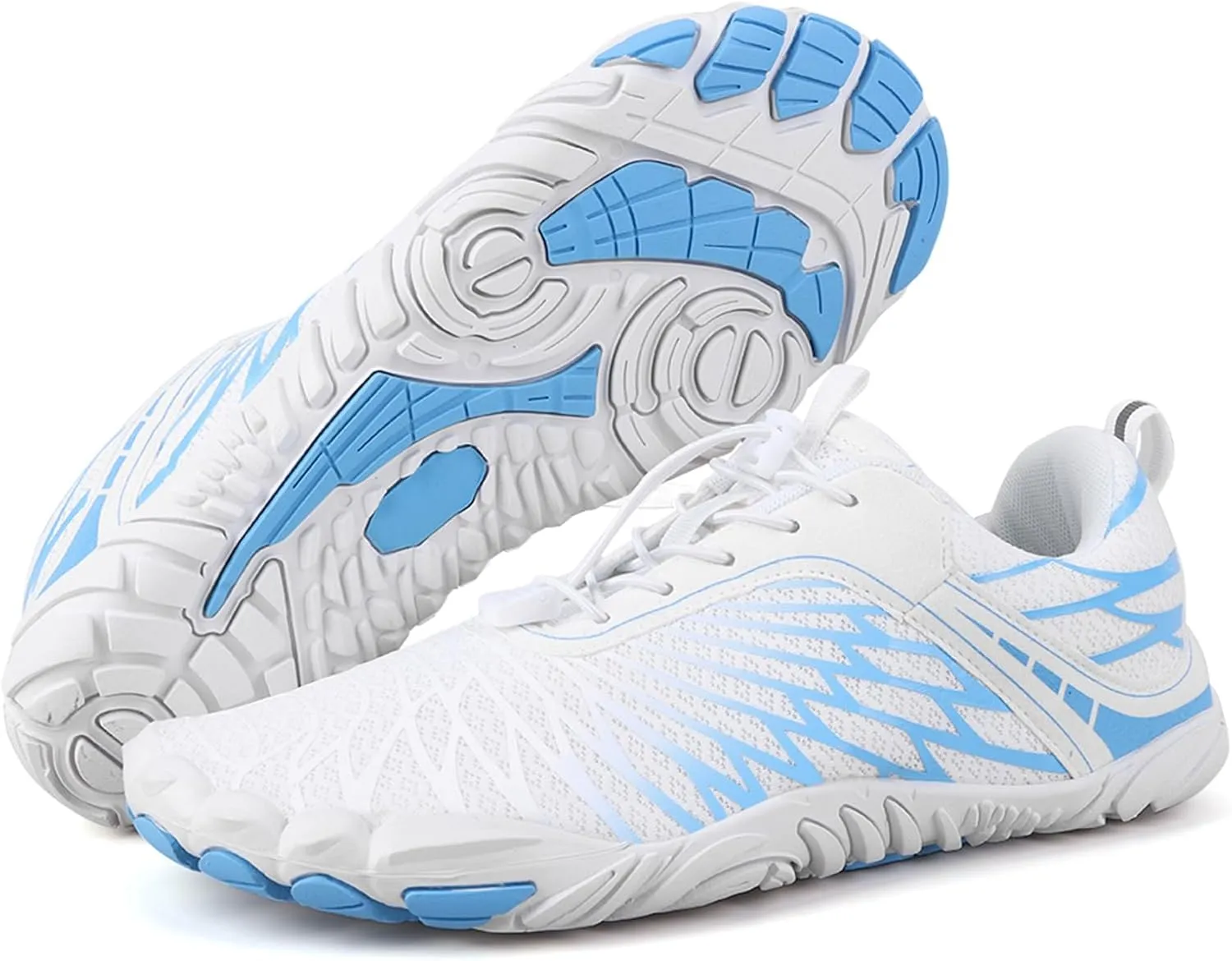 Hike Barefoot Shoes, Pro Barefoot Shoes Women Men Footwear, Athletic Hiking Minimalist Water Shoe Breathable Quick Dry Zero Drop Trail Running Shoe with Non-Slip Sole & Wide Toe Box