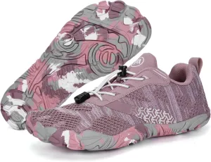 Hike Barefoot Shoes, Pro Barefoot Shoes Women Men Footwear, Athletic Hiking Minimalist Water Shoe Breathable Quick Dry Zero Drop Trail Running Shoe with Non-Slip Sole & Wide Toe Box