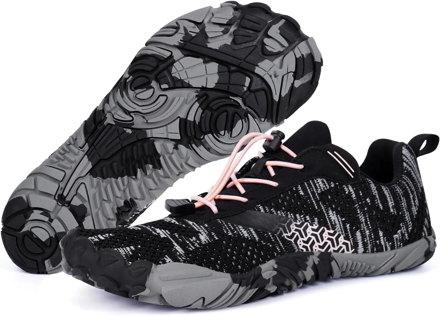 Hike Barefoot Shoes, Pro Barefoot Shoes Women Men Footwear, Athletic Hiking Minimalist Water Shoe Breathable Quick Dry Zero Drop Trail Running Shoe with Non-Slip Sole & Wide Toe Box