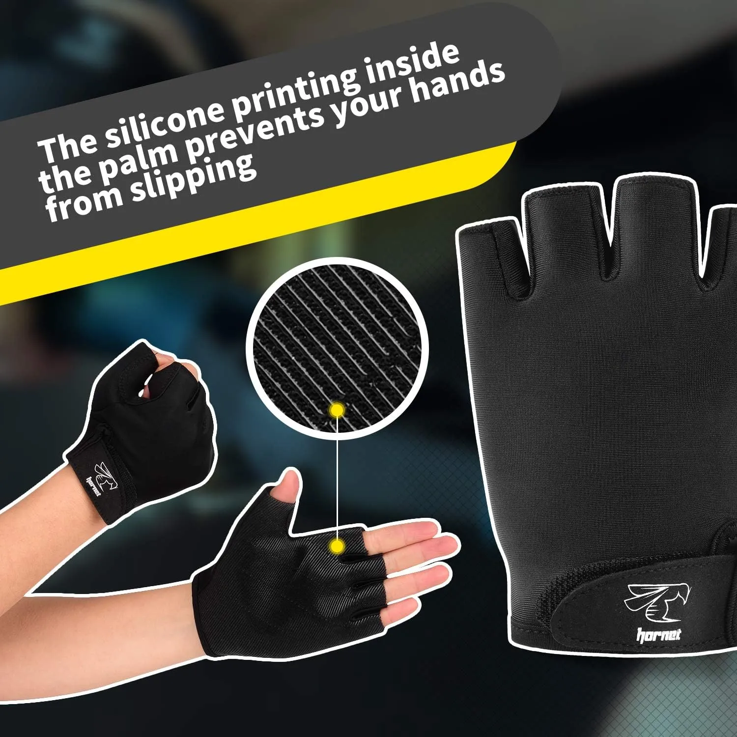 Hornet Watersports Rowing Gloves Ideal for Indoor Rowing, Sculling, Kayak, SUP, Outrigger Canoe, Dragon Boat and Other Watersports