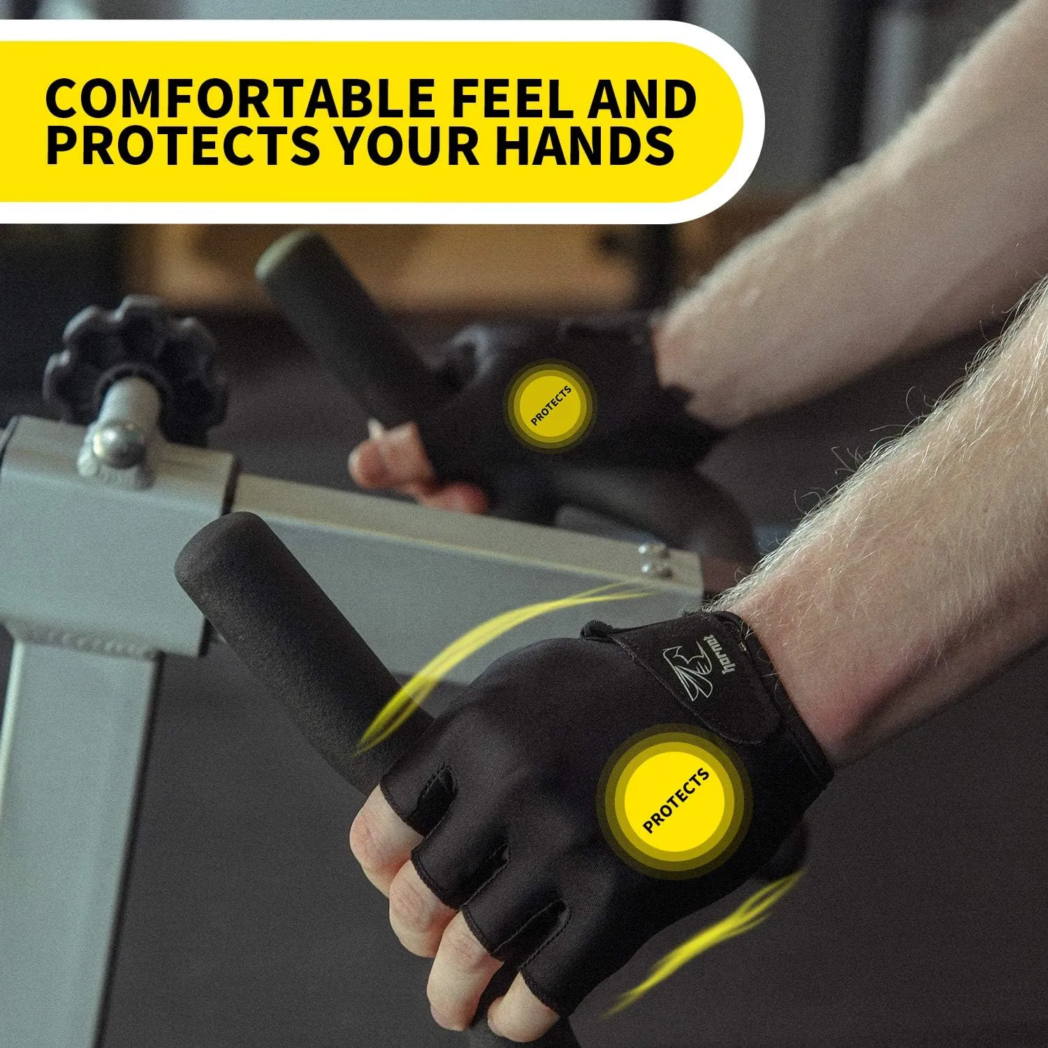 Hornet Watersports Rowing Gloves Ideal for Indoor Rowing, Sculling, Kayak, SUP, Outrigger Canoe, Dragon Boat and Other Watersports