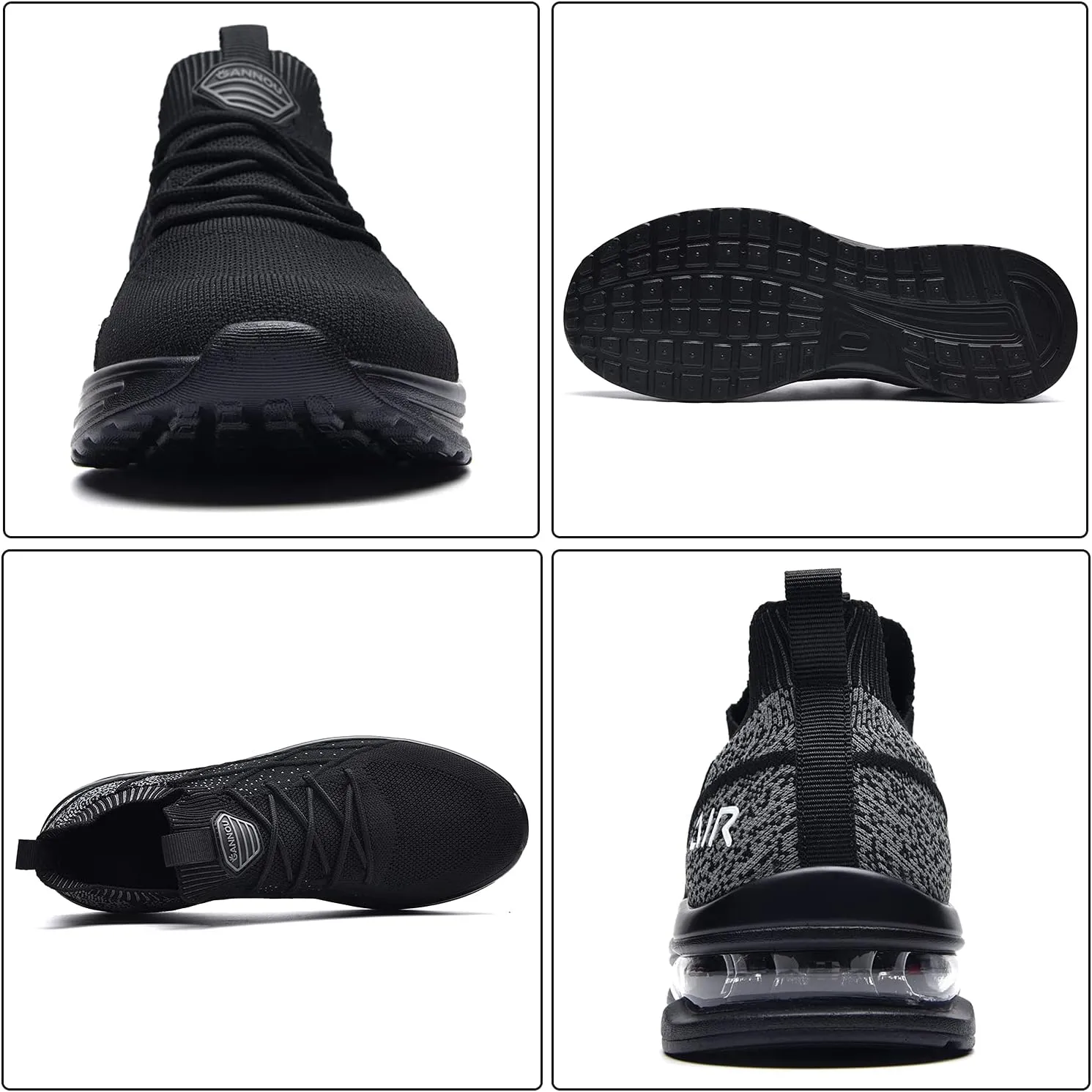 IIV Mens Running Shoes Casual Tennis Walking Athletic Gym Slip On Sneakers