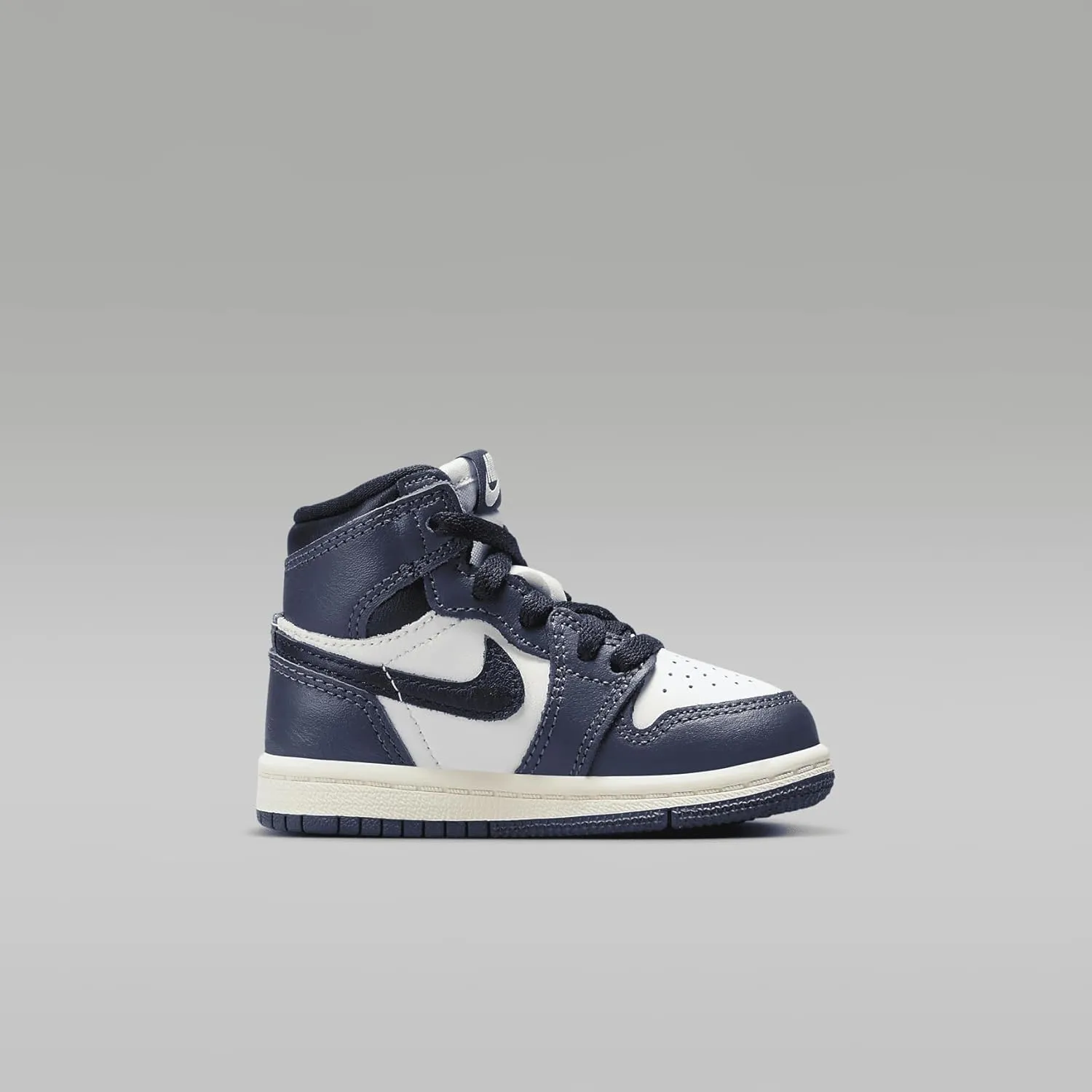 Jordan 1 Retro High OG Baby/Toddler Shoes (FD1413-401, Midnight Navy/White/Sail/Black)