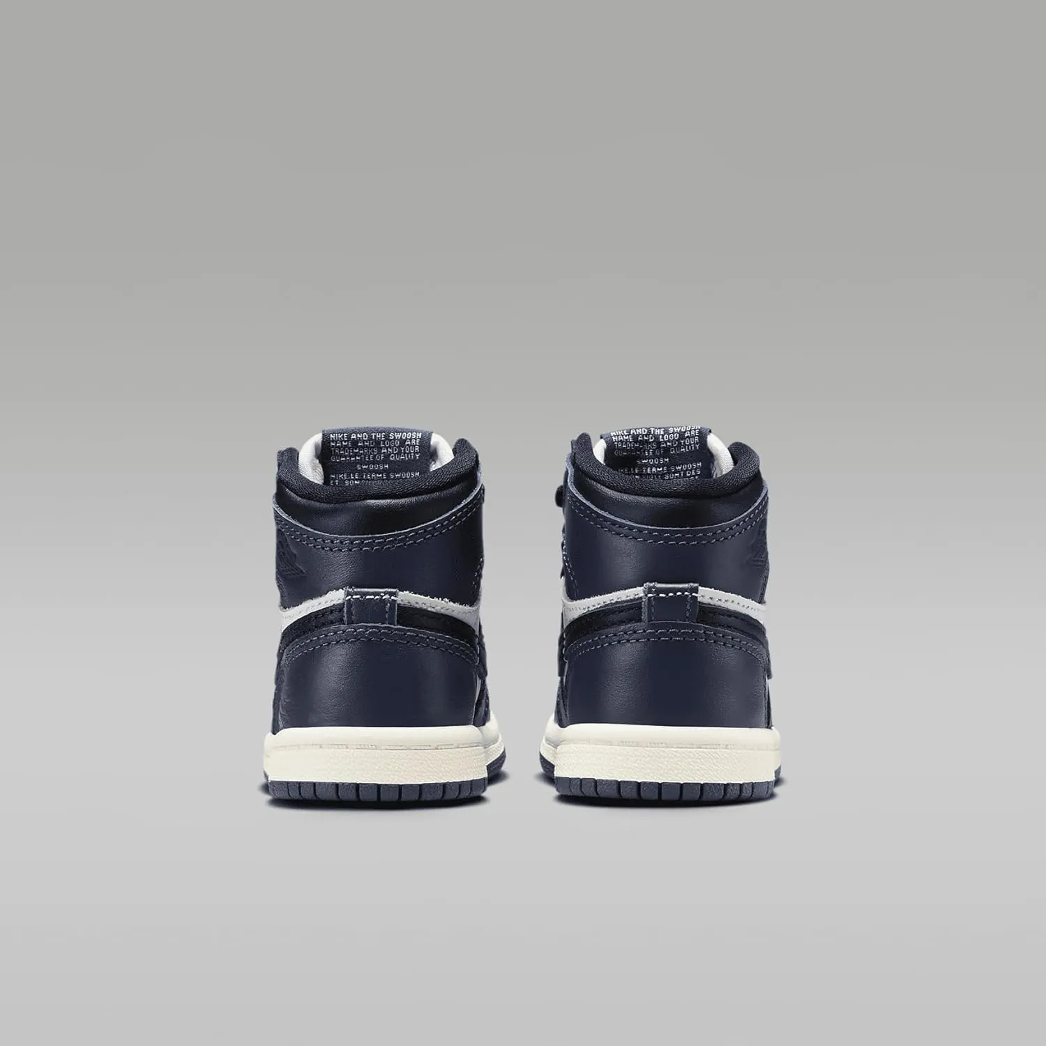 Jordan 1 Retro High OG Baby/Toddler Shoes (FD1413-401, Midnight Navy/White/Sail/Black)