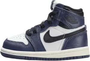 Jordan 1 Retro High OG Baby/Toddler Shoes (FD1413-401, Midnight Navy/White/Sail/Black)
