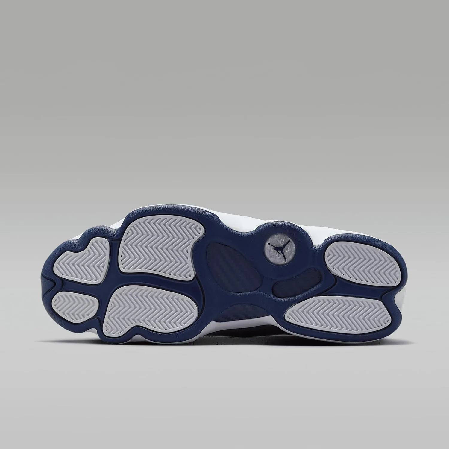 Jordan 6 Rings Mens Shoes (322992-124, White/Midnight Navy/Neutral Grey)