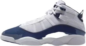 Jordan 6 Rings Mens Shoes (322992-124, White/Midnight Navy/Neutral Grey)