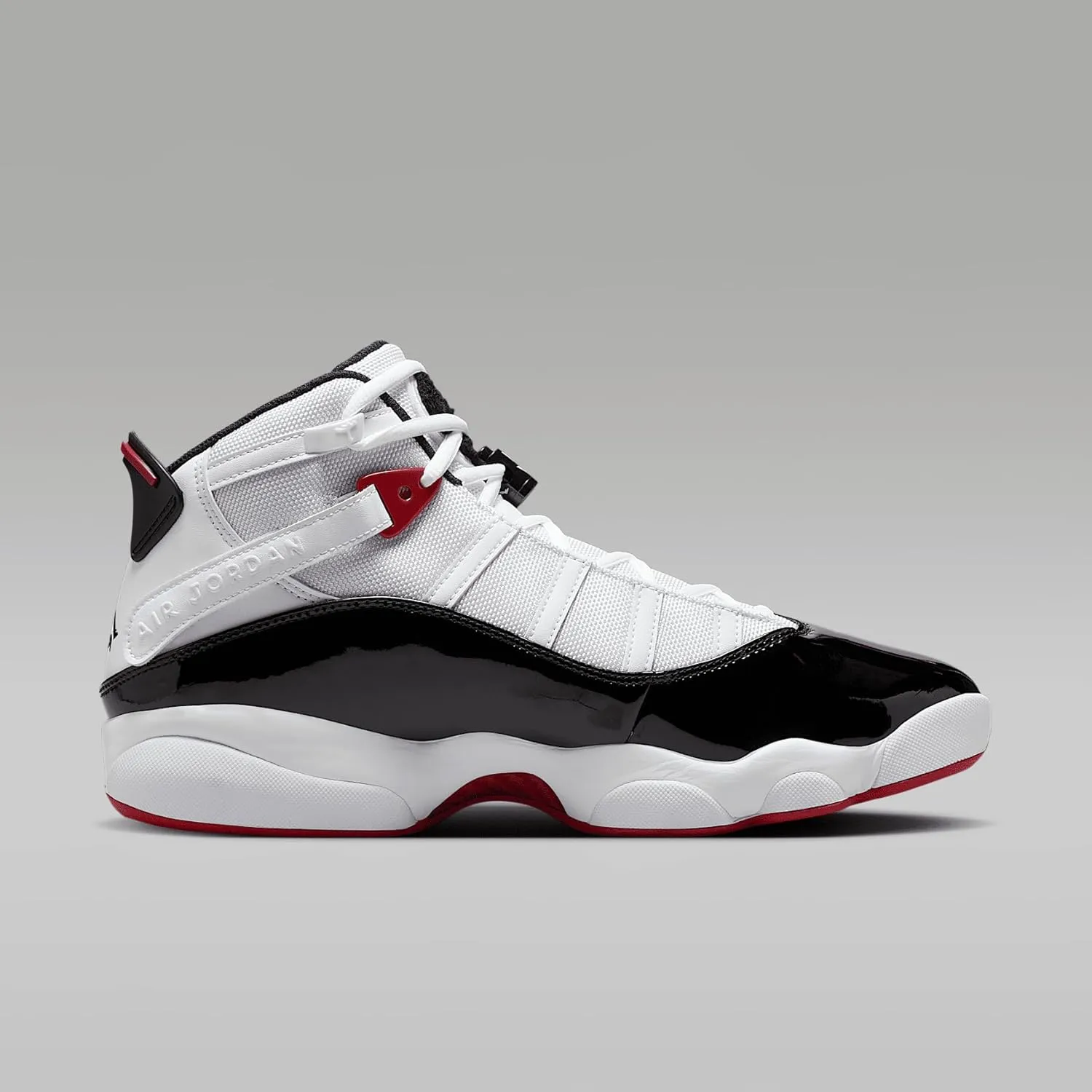 Jordan 6 Rings Mens Shoes (322992-164, White/Black/Varsity Red)