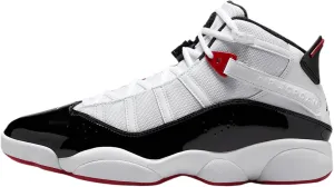 Jordan 6 Rings Mens Shoes (322992-164, White/Black/Varsity Red)