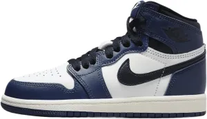 Jordan Little Kid's 1 Retro High OG Midnight Navy/Black-Wht-Sail (FD1412 401) - 3