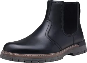 Jousen Mens Boots Retro Chelsea Boots Mens Casual Slip On Boots for Men