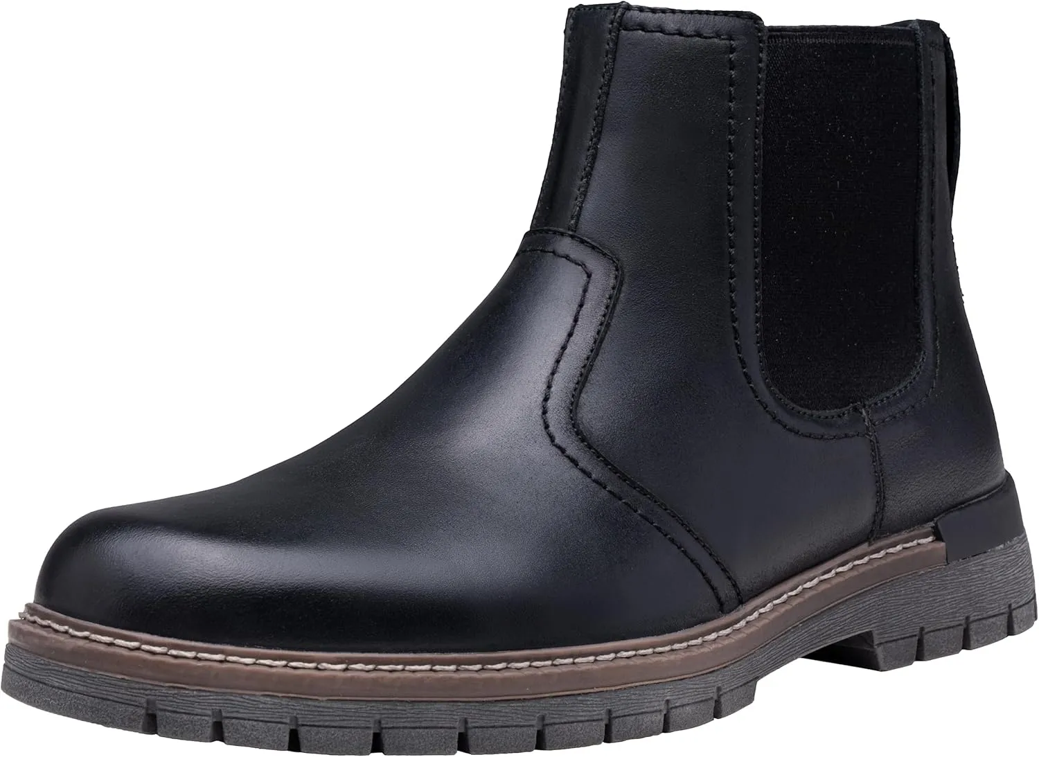 Jousen Mens Boots Retro Chelsea Boots Mens Casual Slip On Boots for Men